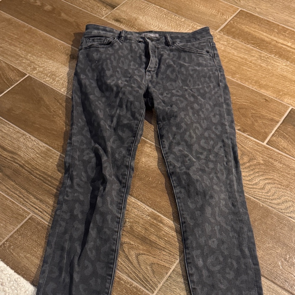 Leopard Print ankle Jean